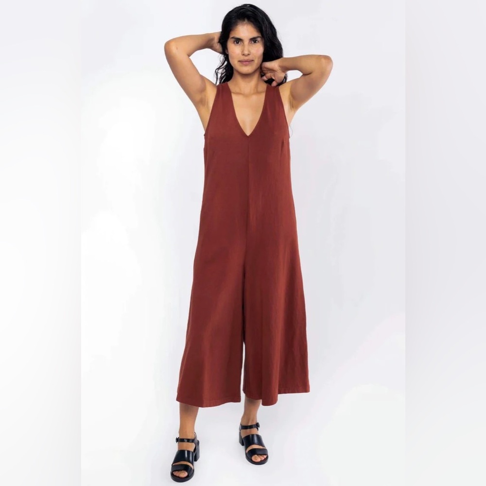 Los Angeles Apparel Sleeveless Heavy Jersey Jumpsuit XS/S